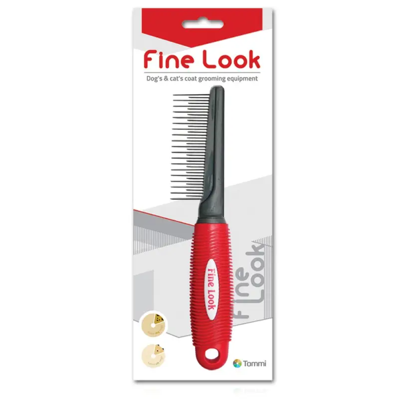 Fine Look red image - hřeben kombinovaný Vrácení Zdarma