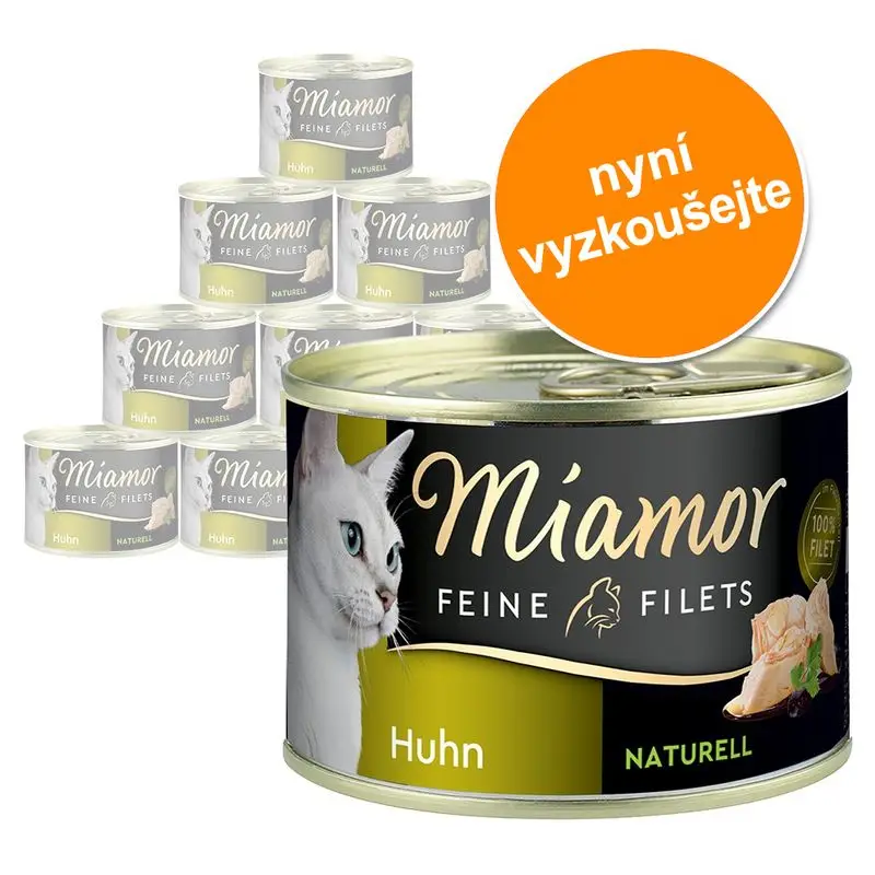 Balení na zkoušku Miamor Feine Filets Naturelle 12 x 156 g Cenově Výhodný