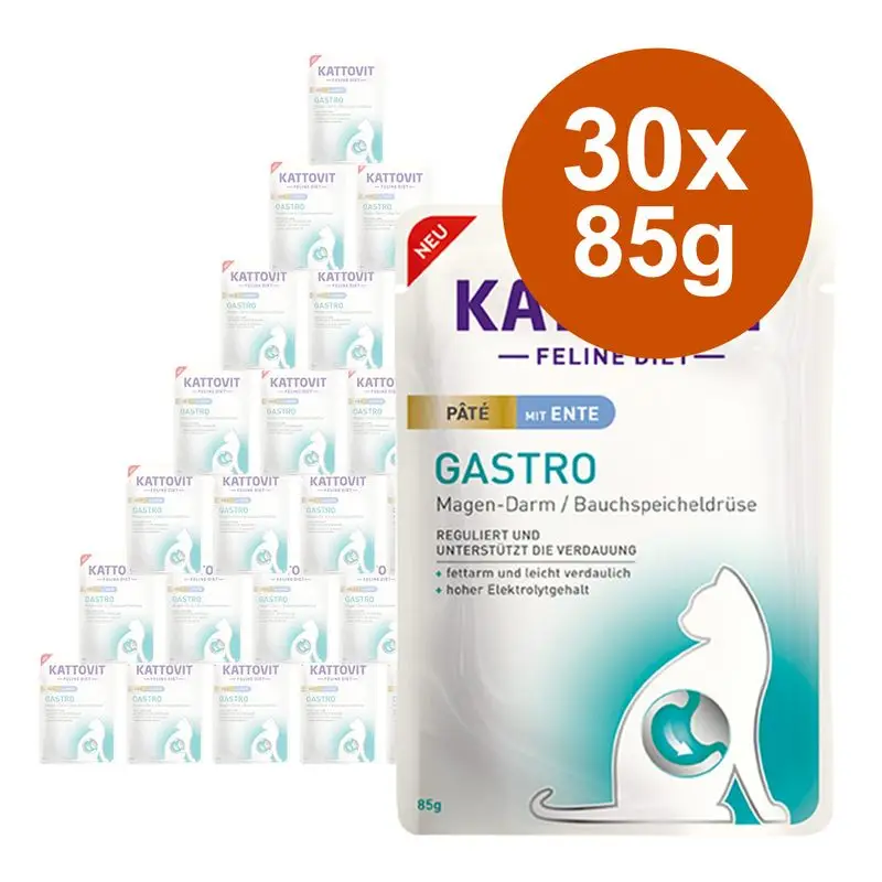 Kattovit Gastro Paté 30 × 85 g - výhodné balení Autentický