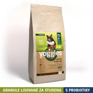 Nakupujte Hned Yoggies granule jehněčí a bílá ryba 15 kg+ Dáreček k objednávce