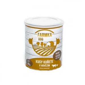 Konzerva Farmka Dog s kuřetem 800 g Výhodná Nabídka