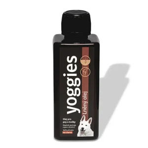 Akce Yoggies Lněný olej pro psy a kočky 250 ml