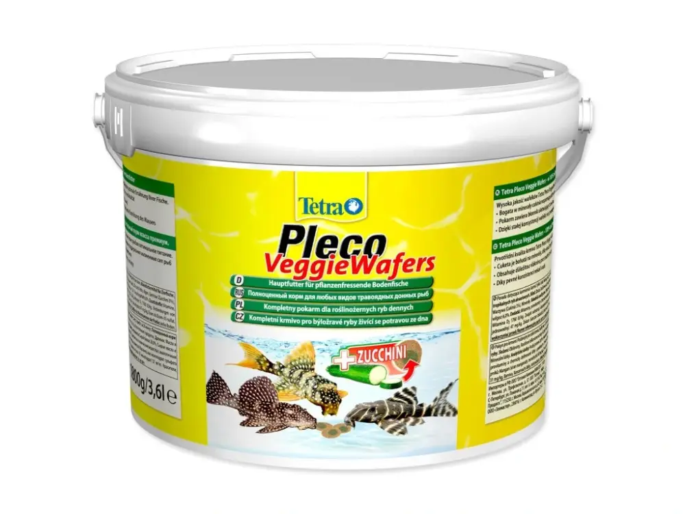 Cenový Hit Krmivo Tetra Pleco Veggie Wafers 3,6l