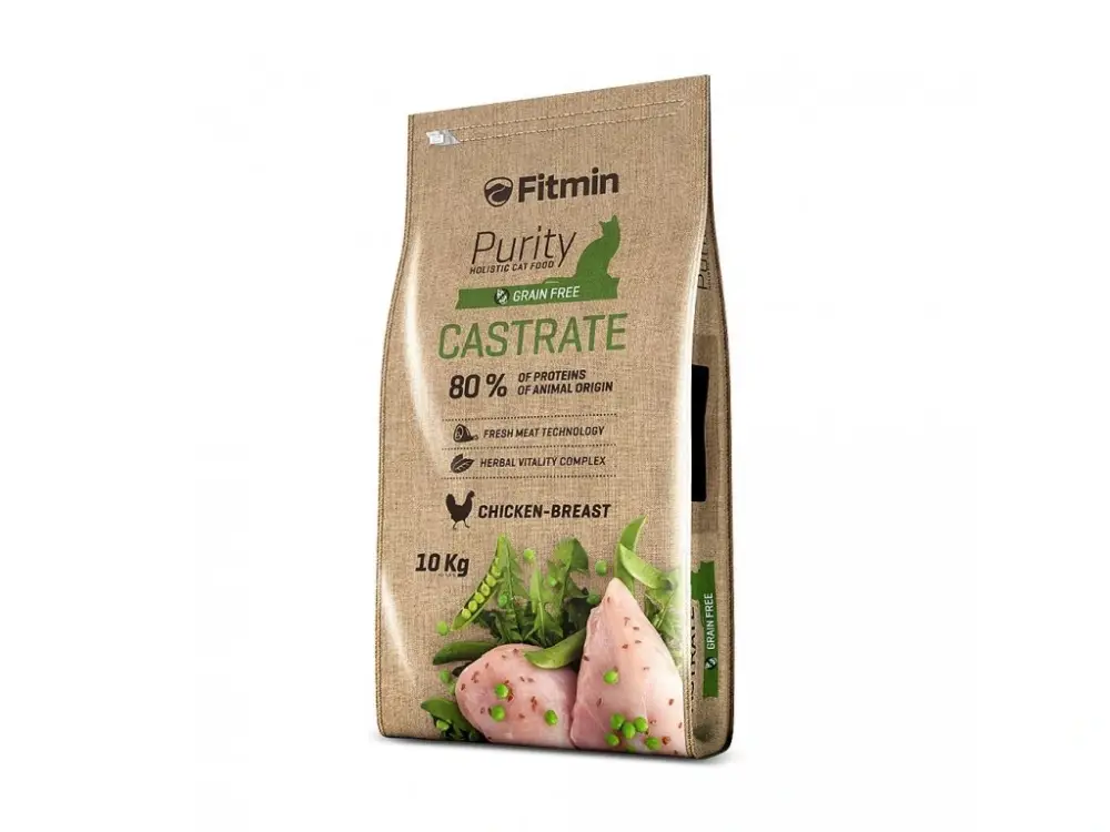 Fitmin Purity Castrate kompletní krmivo pro kočky 10 kg Značkový