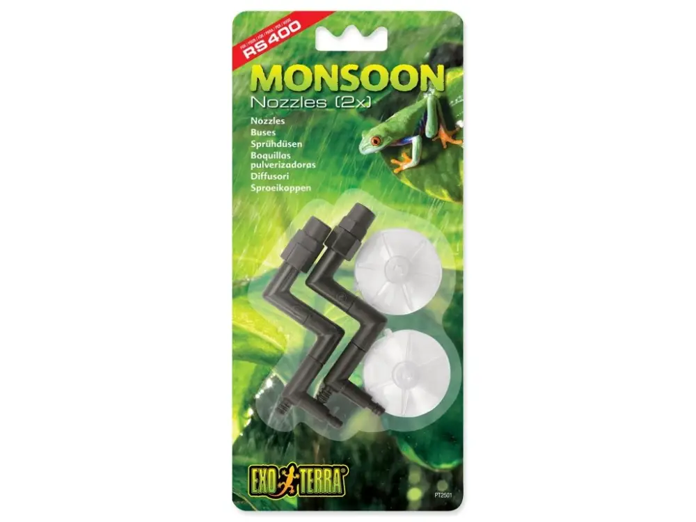 Rychlé Dodání Díl Exo Terra tryska zvlhčovač Monsoon 2ks