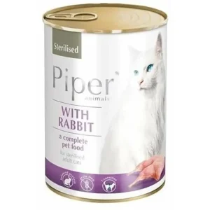 Nejlepší Volba PIPER CAT konzerva pro sterilizované kočky, s kálíkem, 400g