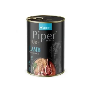 NEW PIPER PURE čisté jehněčí a špenát, konzerva pro psy 400 g Bezpečná Platba