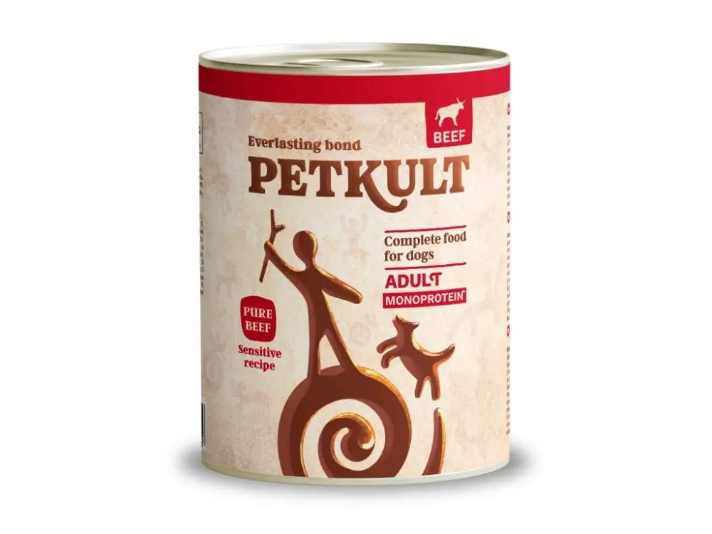 Akční Cena Konzerva Petkult Sensitive Hovězí 800 g