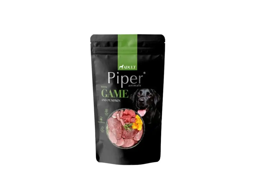 PIPER se zvěřinou a dýní, kapsička pro psy 500g Super Cena