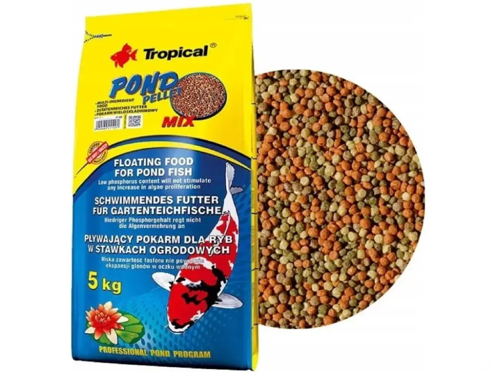 Tropical Pond Pellet Mix S 50l / 5kg Jen Po Omezenou Doba