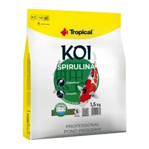 Aktuální Tropical Koi Spirulina Pellet Size S 5l sáček