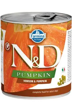 N&D DOG PUMPKIN Adult Venison & Pumpkin 285g Nová Kolekce