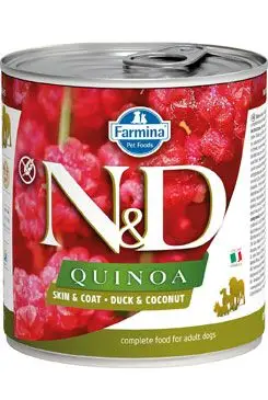 N&D DOG QUINOA Adult Duck & Coconut 285g Zlevněný