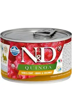 N&D DOG QUINOA Adult Quail & Coconut 140g Horká Nabídka