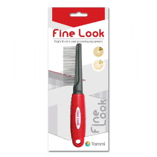 Tommi Fine Look red image hřeben středně hustý, 5x21cm Koupit Online