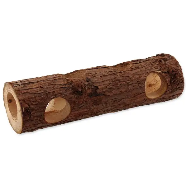 Bezpečná Platba Úkryt SMALL ANIMAL Kmen stromu dřevěný 7 x 30 cm