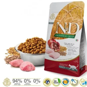 N&D LG CAT Adult Chicken & Pomegranate 5kg Top Prodej