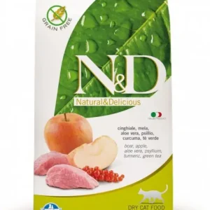N&D PRIME CAT Adult Boar & Apple 5 kg Cenově Výhodný