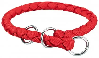 Obojek CAVO kulatý polostahovací - červený L: 47-55cm/ ø18mm Pouze Dnes