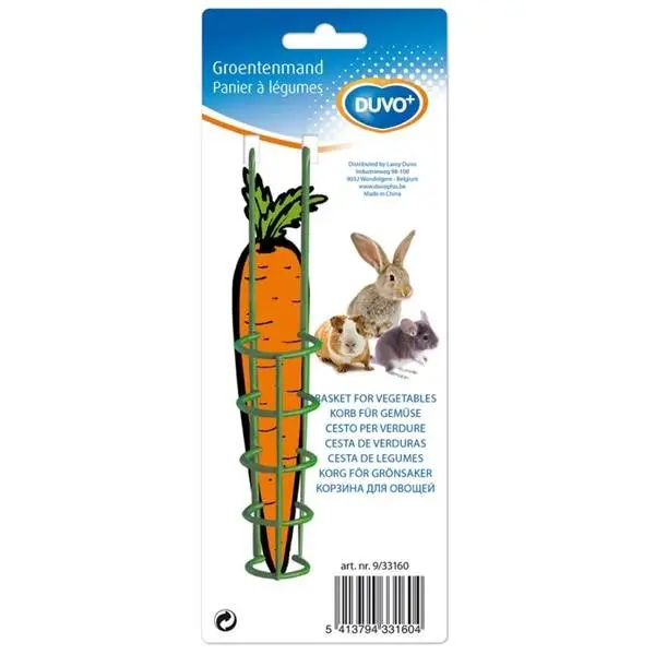 Držák kov na mrkev Duvo+ 17x3,5x4cm Cenová Bomba