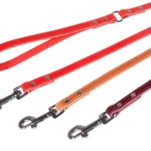 Karlie vodítko kožené, hnědé, velikost 100cm x 18mm Sezónní Sleva