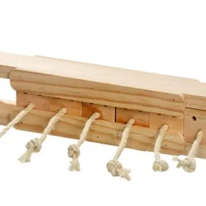 Karlie interaktivní dřevěná hračka pro hlodavce, 6 kostek, 37,5x8,5x6,5cm Nakupujte Hned