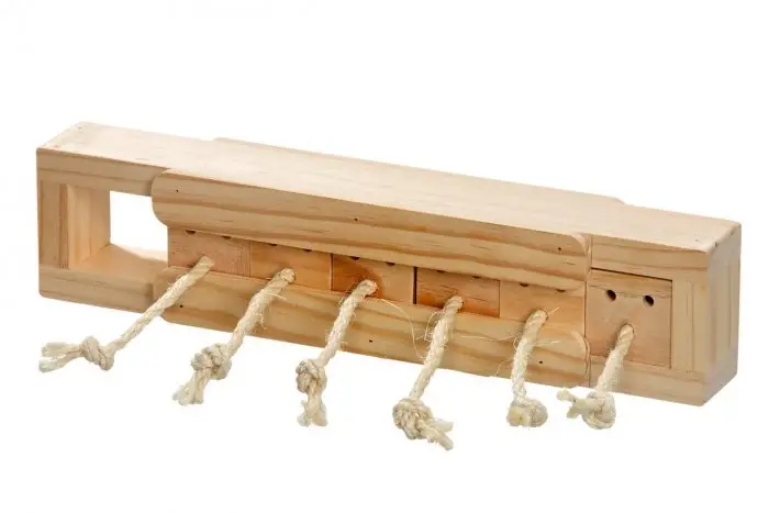 Karlie interaktivní dřevěná hračka pro hlodavce, 6 kostek, 37,5x8,5x6,5cm Nakupujte Hned