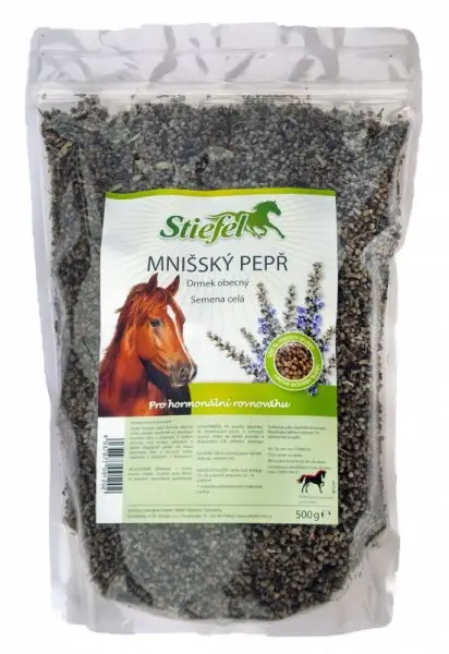 Stiefel Mnišský pepř semena celá, pro hormonální rovnováhu a regulaci estrálního cyklu, sáček 500 g Zlevněný