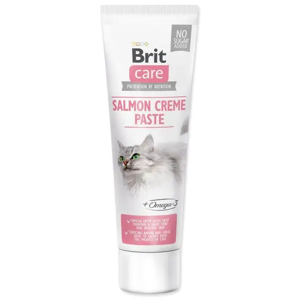 Brit Care Cat Paste Salmon creme 100g Nová Kolekce