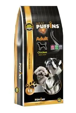 Cenová Bomba Puffins Adult Chicken, Lamb & tuna 15kg