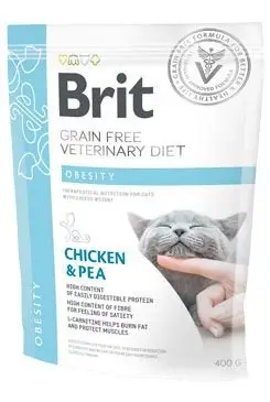Bezpečná Platba Brit VD Cat GF Obesity 400g