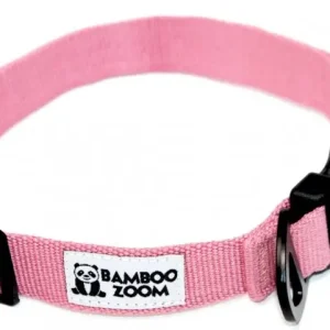 Horká Nabídka Bamboo Zoom Obojek pro psy růžový L