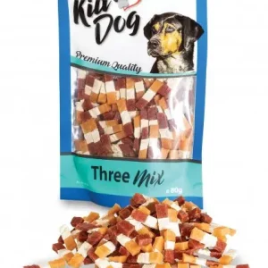 Značkový KIDDOG kuřecí a kachní masíčko s treskou 80 g