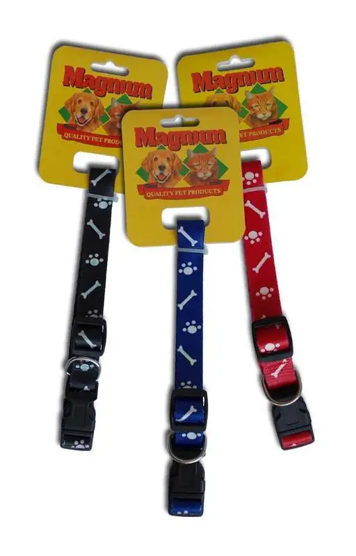 Hit Sezóny Obojek nylon kostičky/skotská kostka 20mm x 40-55cm