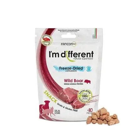 I´M DIFFERRENT SNACK divočák - mrazem sušený pamlsek, 40 g Cenový Hit
