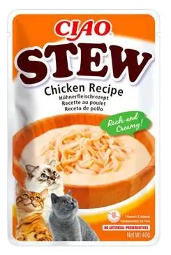 Dokud Zásoby Vydrží Churu Cat CIAO Stew Chicken Recipe 40g
