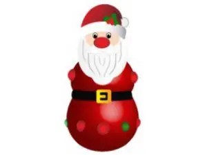 Časově Omezené Santa 15cm - LATEX (72/1)
