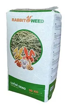Seno luční RabbitWeed 10kg Speciální Cena