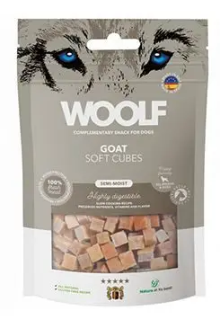 WOOLF pochoutka Soft Cubes Goat 100g Cenová Bomba