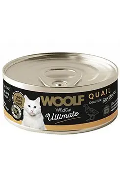 WOOLF Wildcat Ultimate konz Quail pate 85g Cenová Bomba