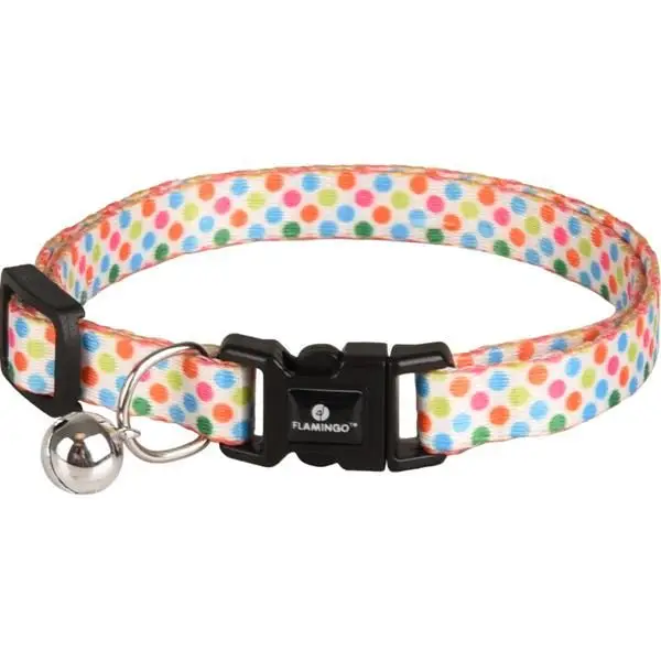 Levný Obojek cat Arya 20-35cm Flamingo