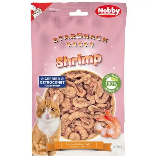 Nobby - StarSnack cat FD Shrimp 30 g Akční Nabídka