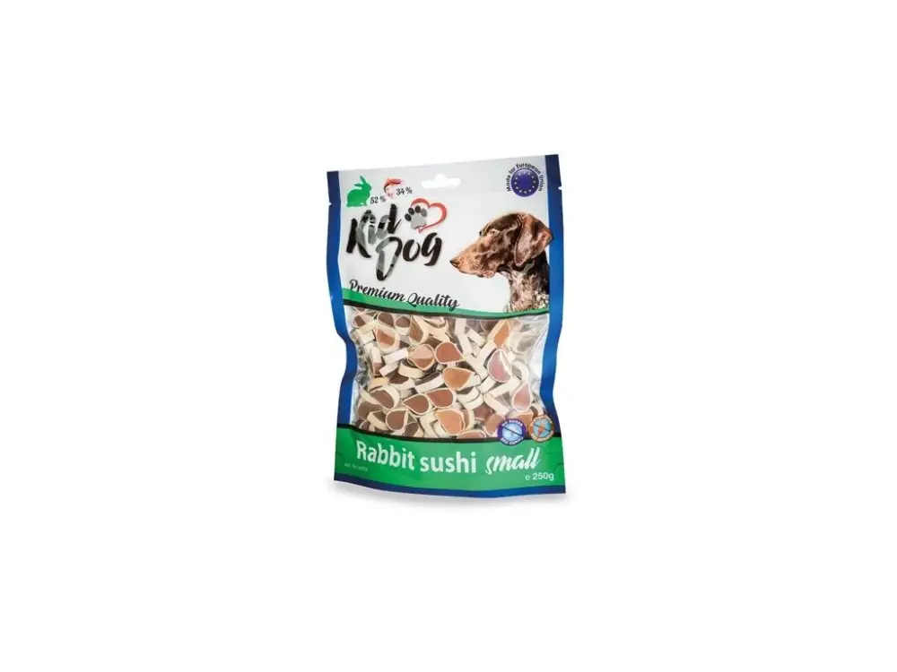 KIDDOG králičí malé sushi 250 g Vysoce Kvalitní
