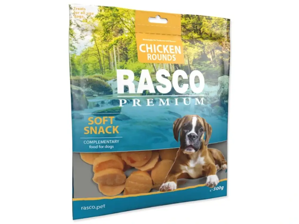 Pochoutka Rasco Premium kuřecí kolečka 500g Novinka