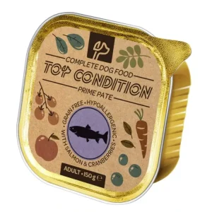 Nízká Cena Top Condition Dog Salmon & Cranberries paté 150 g