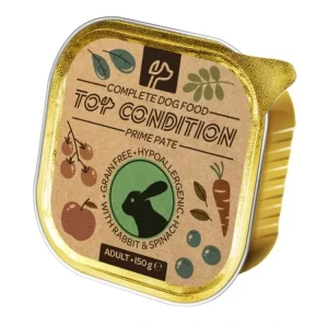 Top Condition Dog Rabbit & Spinach paté 150 g Super Cena