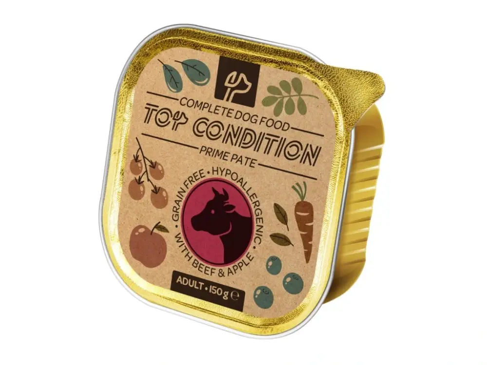 Ihned K Objednání Top Condition Dog Beef & Apple paté 150 g