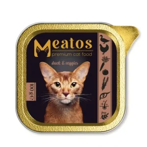 Meatos Cat Duck & Vegetable 100 g Nízká Cena