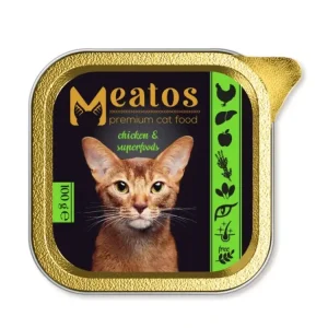 Meatos Cat Chicken & Superfood 100 g Originální