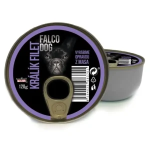 FALCO DOG králík filet, konzerva 120 g Expresní Doručení